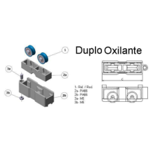 CONJUNTO ROLAMENTO DUPLO OSCILO ESF.B03